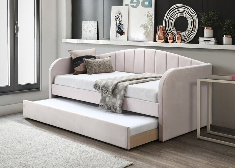 Flintshire Fabric Daybed Pink-Better Bed Company