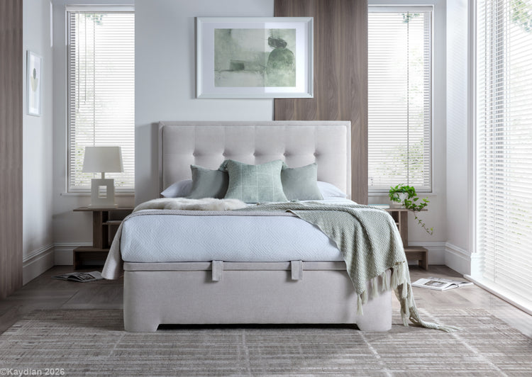 Kaydian Falstone Maskat Clay Ottoman Bed-Better Bed Company