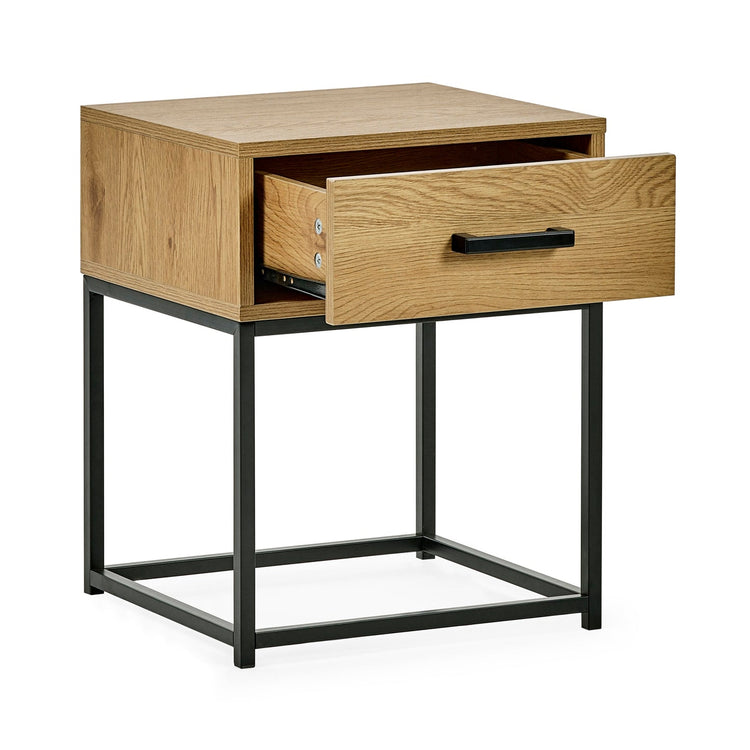 Julian Bowen Harlow 1 Drawer Bedside-Better Bed Company