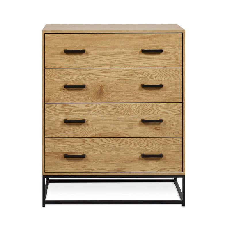 Julian Bowen Harlow 4 Drawer Chest-Better Bed Compnay