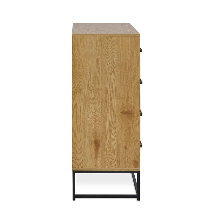 Julian Bowen Harlow 4 Drawer Chest-Better Bed Compnay