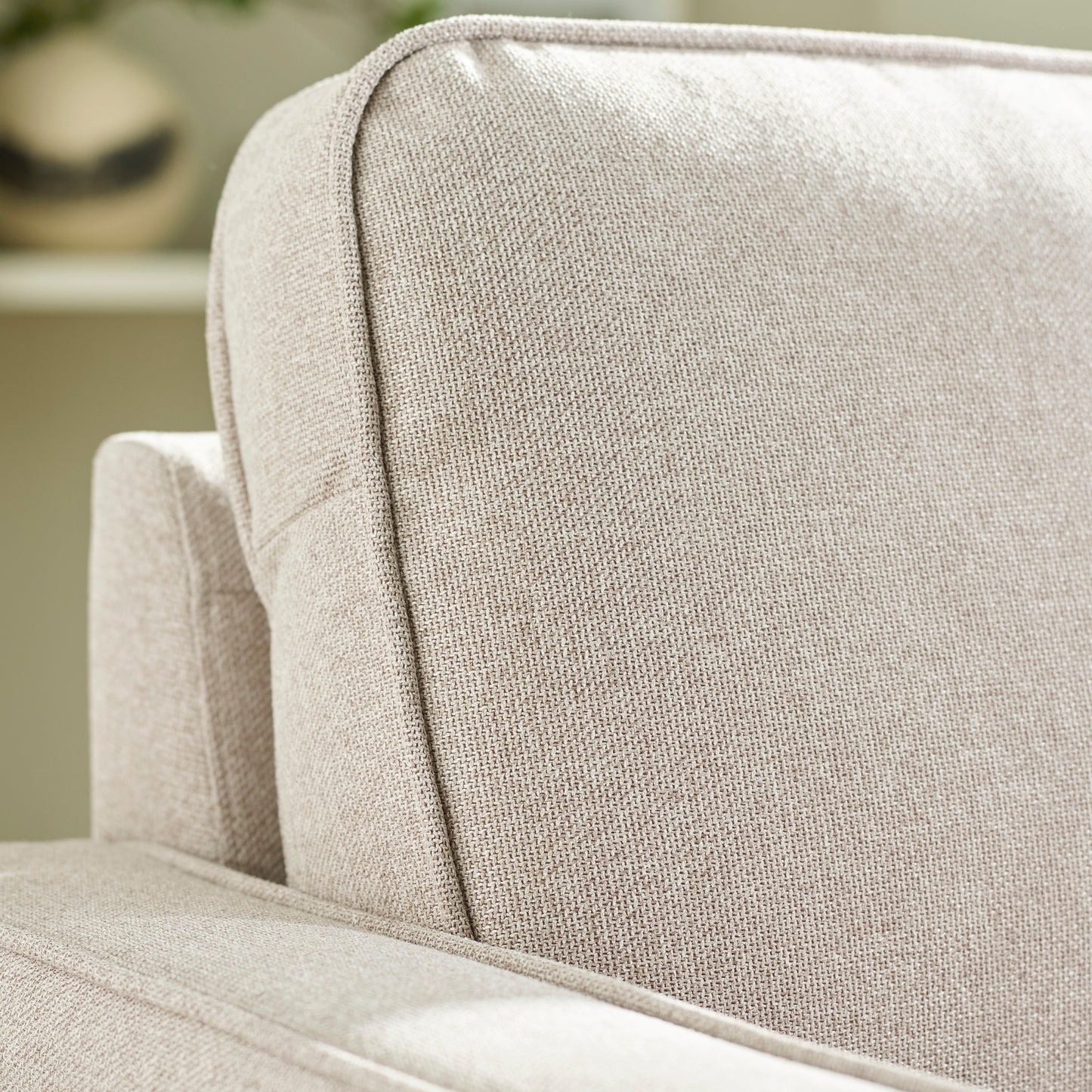 Julian Bowen Henrietta 3 Seater Sofa-Beige-Better Bed Company