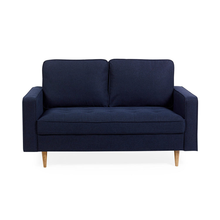 Julian Bowen Henrietta 2 Seater Sofa-Blue-Better Bed Company