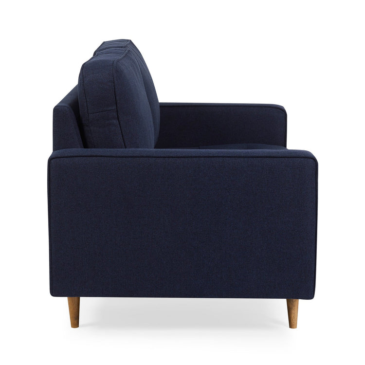 Julian Bowen Henrietta 3 Seater Sofa-Blue-Better Bed Company