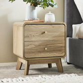 Julian Bowen Ingrid 2 Drawer Bedside-Better Bed Company