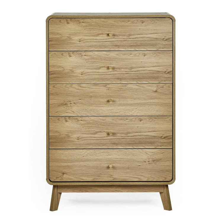 Julian Bowen Ingrid 5 Drawer Chest-Better Bed Company