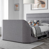 Kaydian Kirkby Marbella Grey TV Ottoman Bed-Better Bed Company