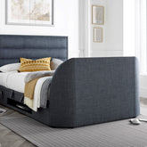 Kaydian Kirkby Pendle Slate TV Ottoman Bed-Better Bed Company