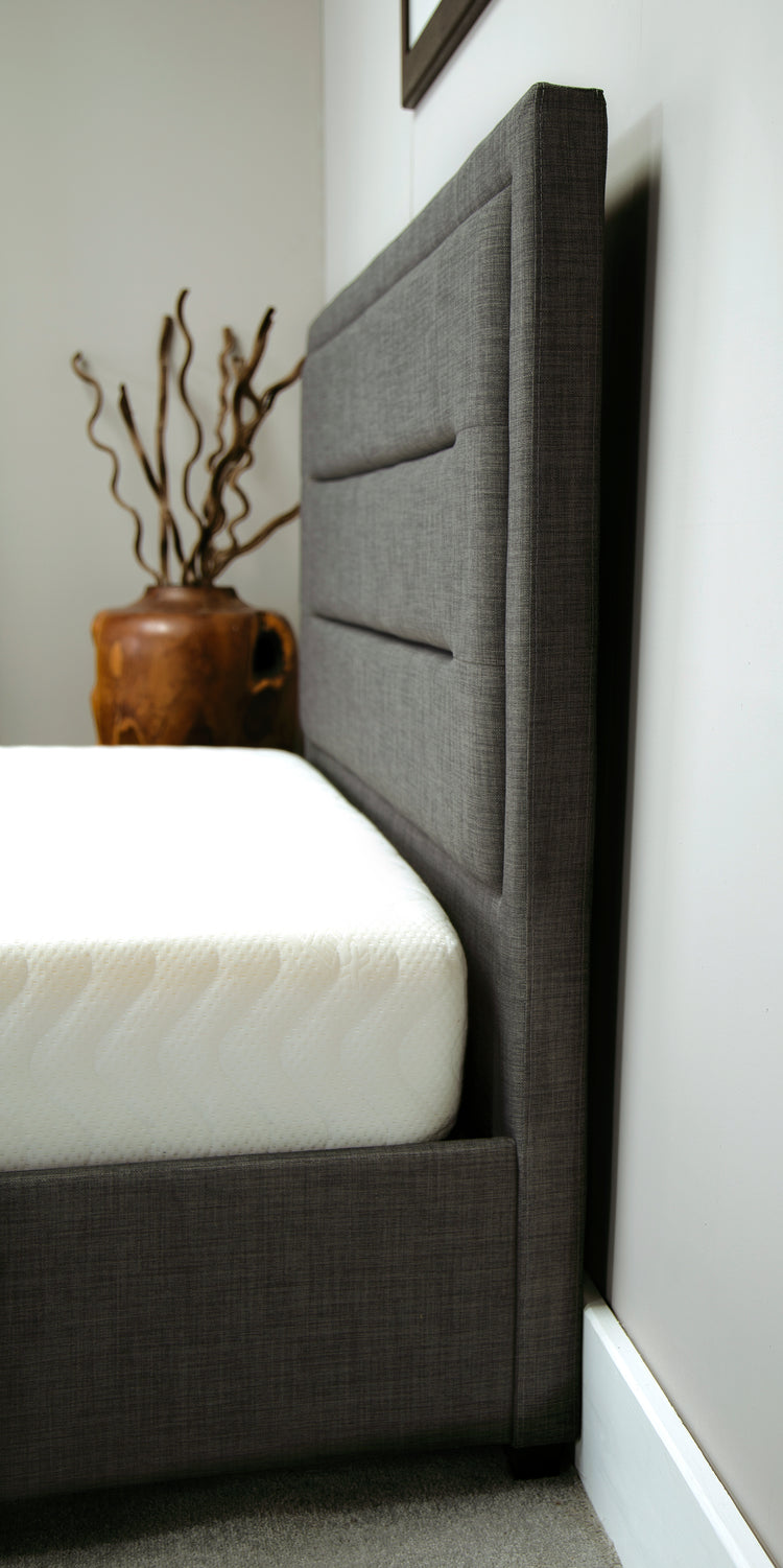 Emporia Beds Knightsbridge Ottoman Bed Grey Headboard-Better Bed Company