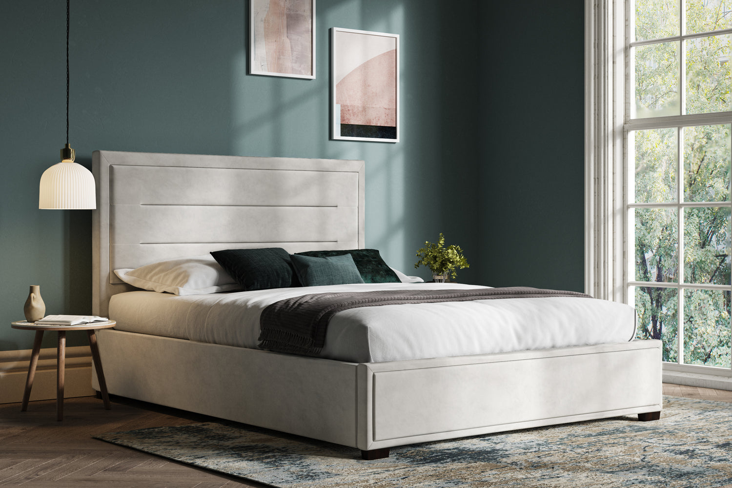 Timsbury Ottoman Bed From Side-Better Bed Company