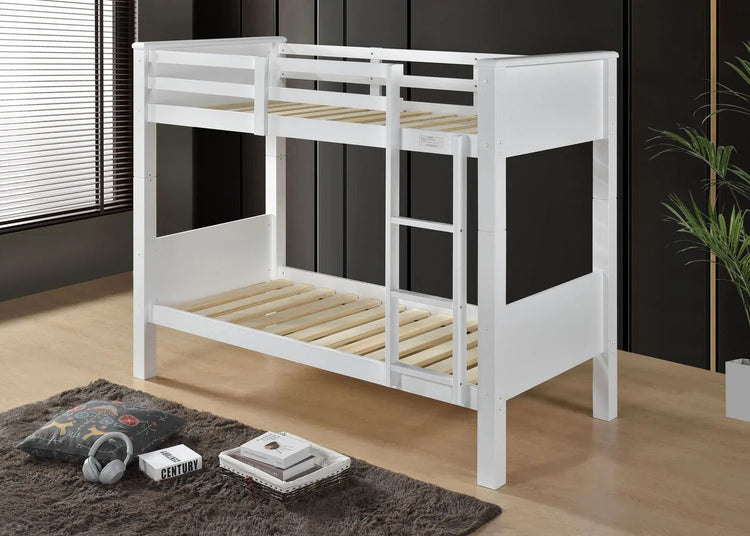 Lolly Wooden Bunk Bed-White-Better Bed Company