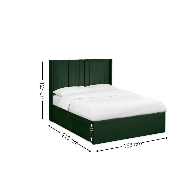 Julian Bowen Leila Storage Bed-Green-Better Bed Company