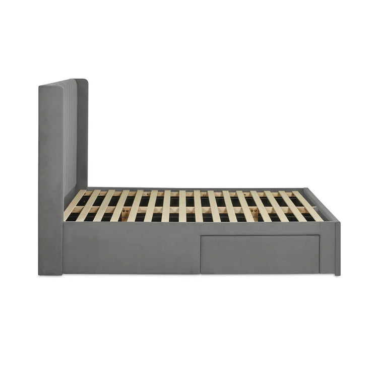 Julian Bowen Leila Storage Bed-Grey-Better Bed Company