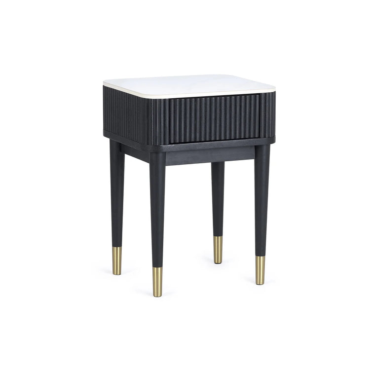 Julian Bowen Louis Lamp Table With Drawer From Other Side-Better Bed Company