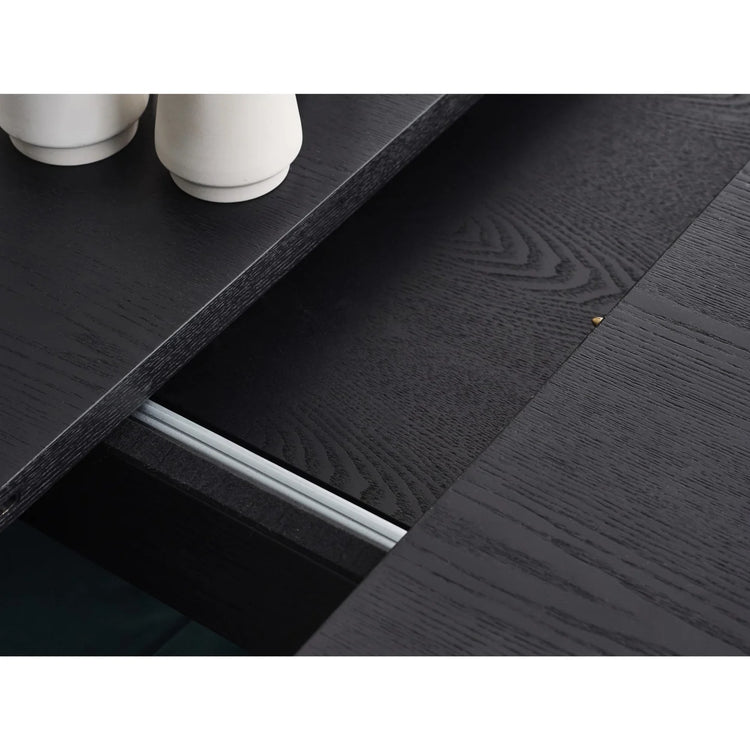 Julian Bowen Louis Extending Dining Table Extend Detail-Better Bed Company