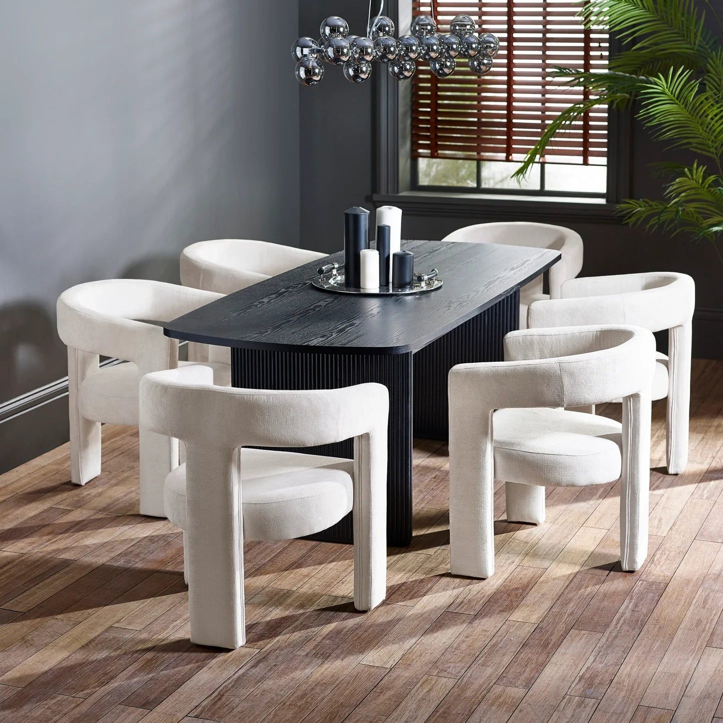 Julian Bowen Louis Extending Dining Table With Chairs-Better Bed Company