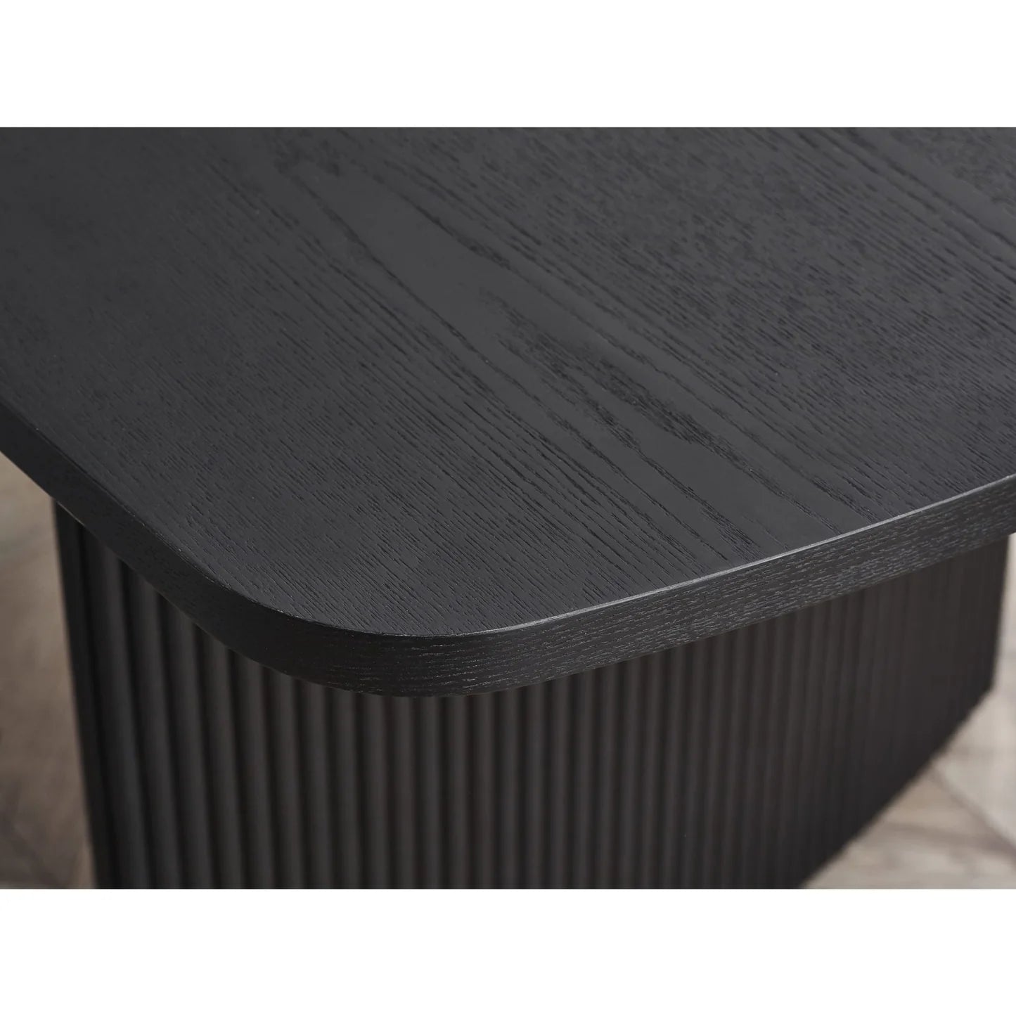 Julian Bowen Louis Extending Dining Table Curve Detail-Better Bed Company