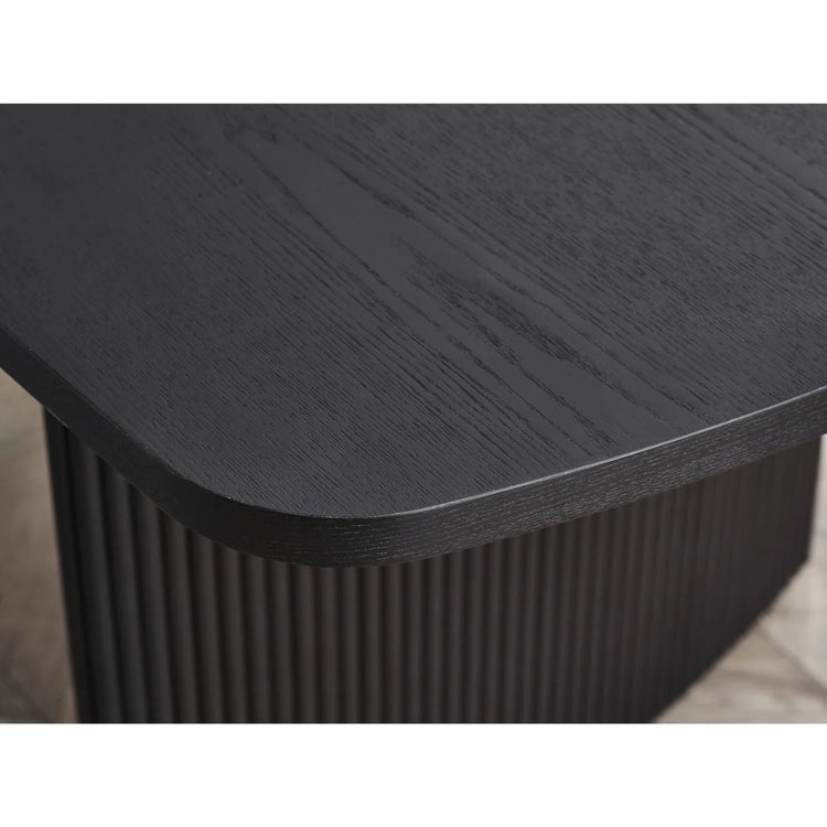 Julian Bowen Louis Extending Dining Table Curve Detail-Better Bed Company