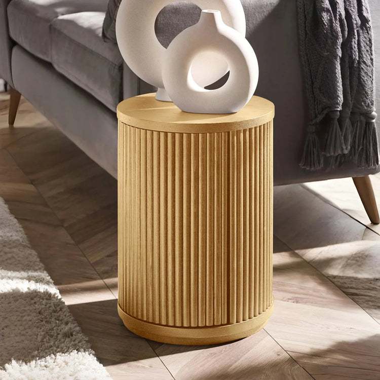 Julian Bowen Louis Side Table With Door-Better Bed Company