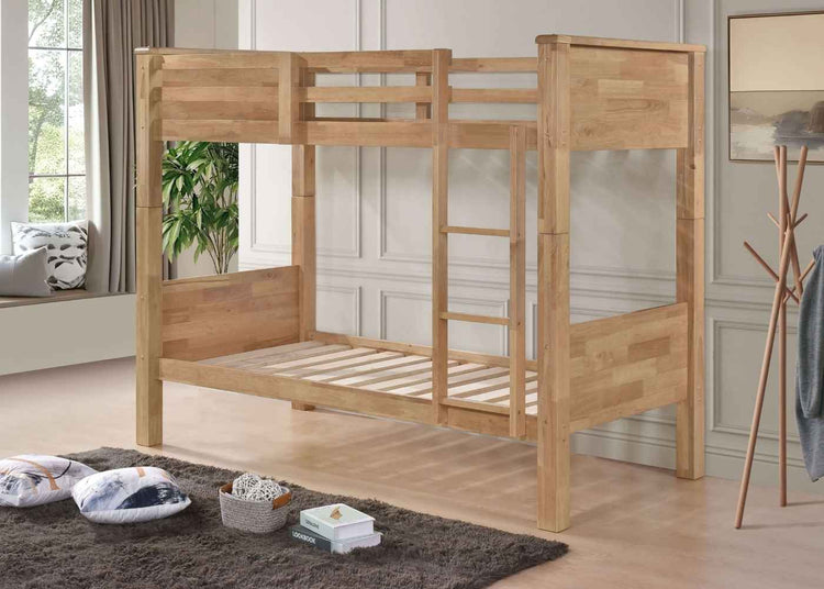 Lolly Wooden Bunk Bed-Oak-Better Bed Company