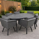 Signature Weave Luna Oval Table And 6 Chairs Set-Better Bed Company