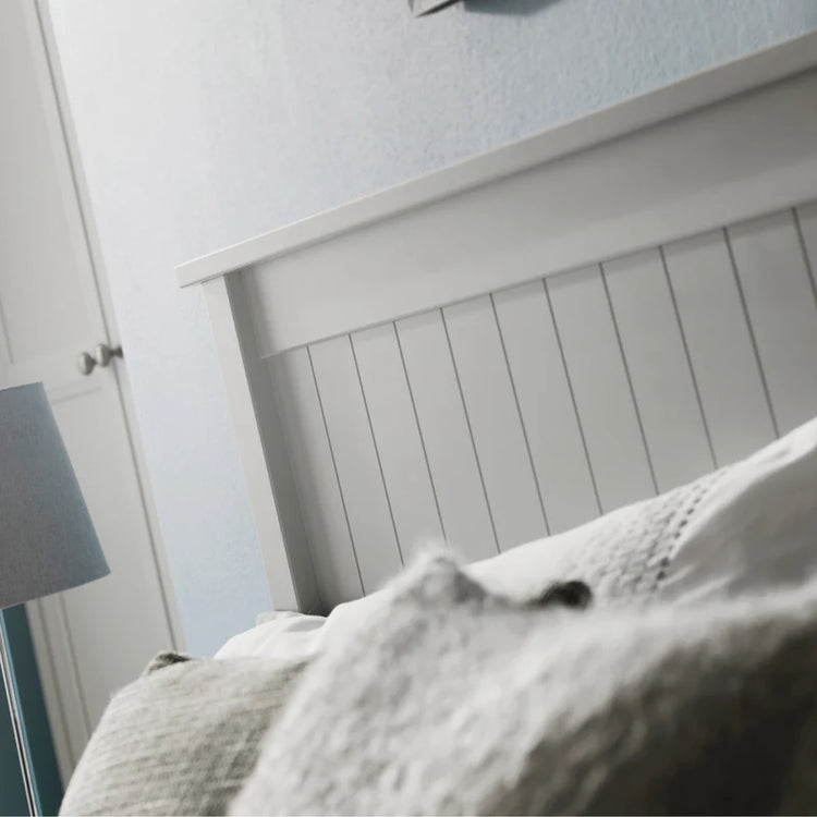 Julian Bowen Maine Grey Bed Frame Headboard-Better Bed Company