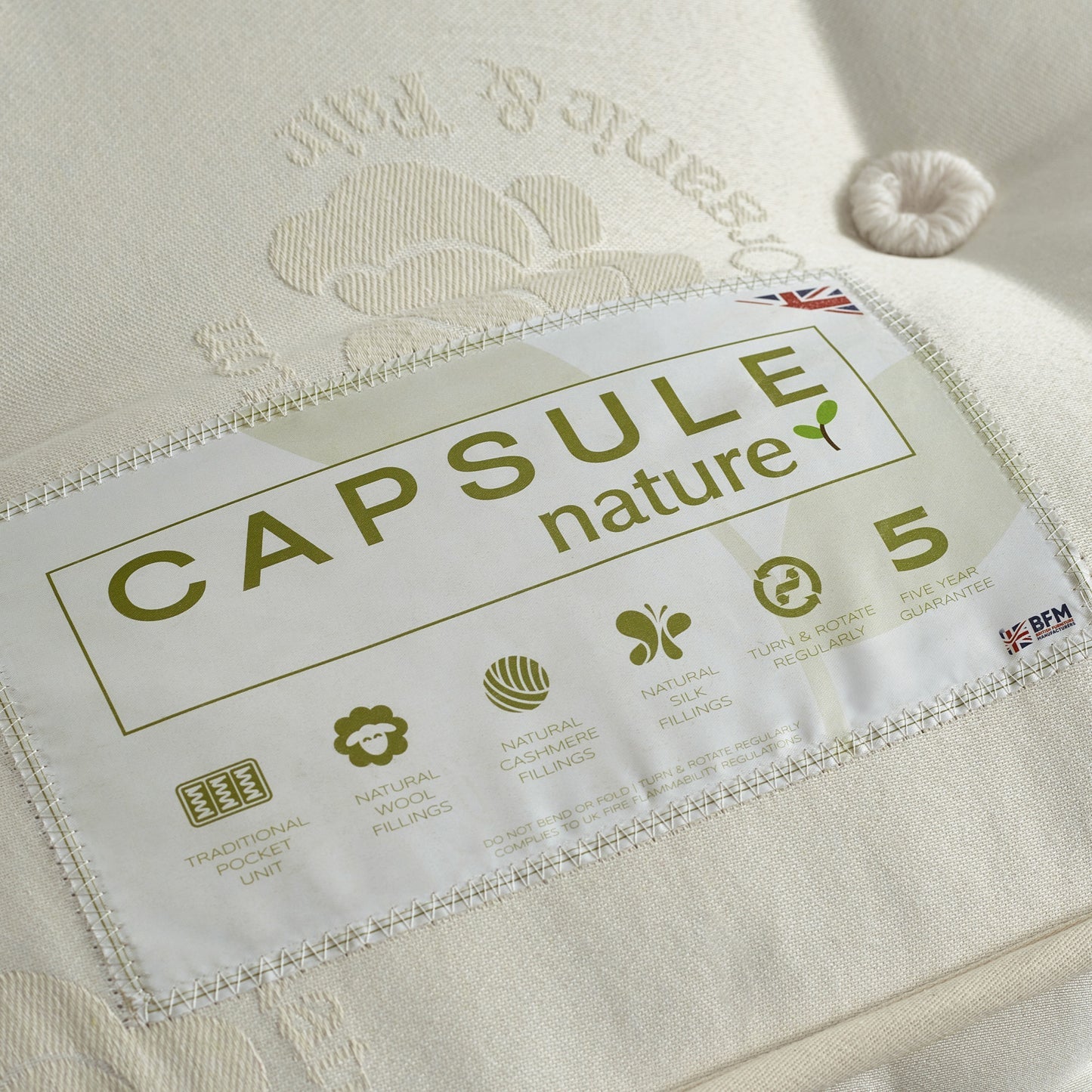 Julian Bowen Capsule Nature Mattress-Better Bed Company