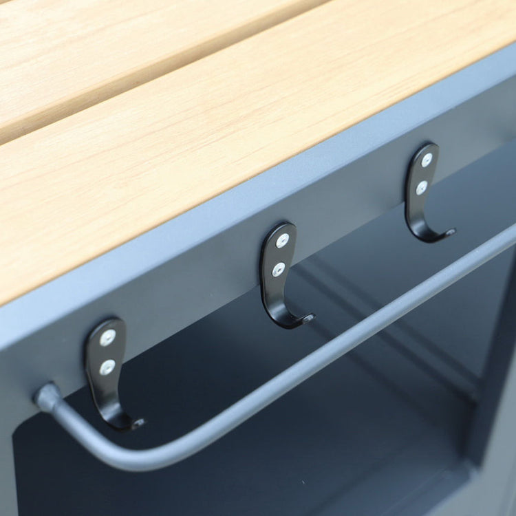 Maze Outdoor Kitchen / Bar Unit Hangers Close Up-Better Bed Company