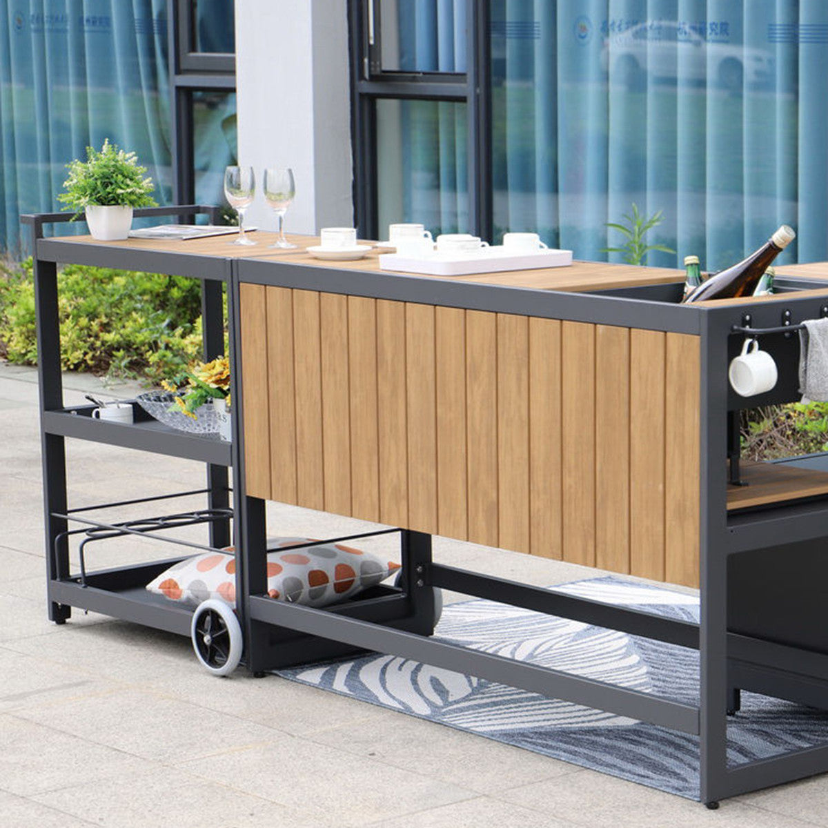 Maze Outdoor Kitchen / Bar Unit Close Up-Better Bed Company