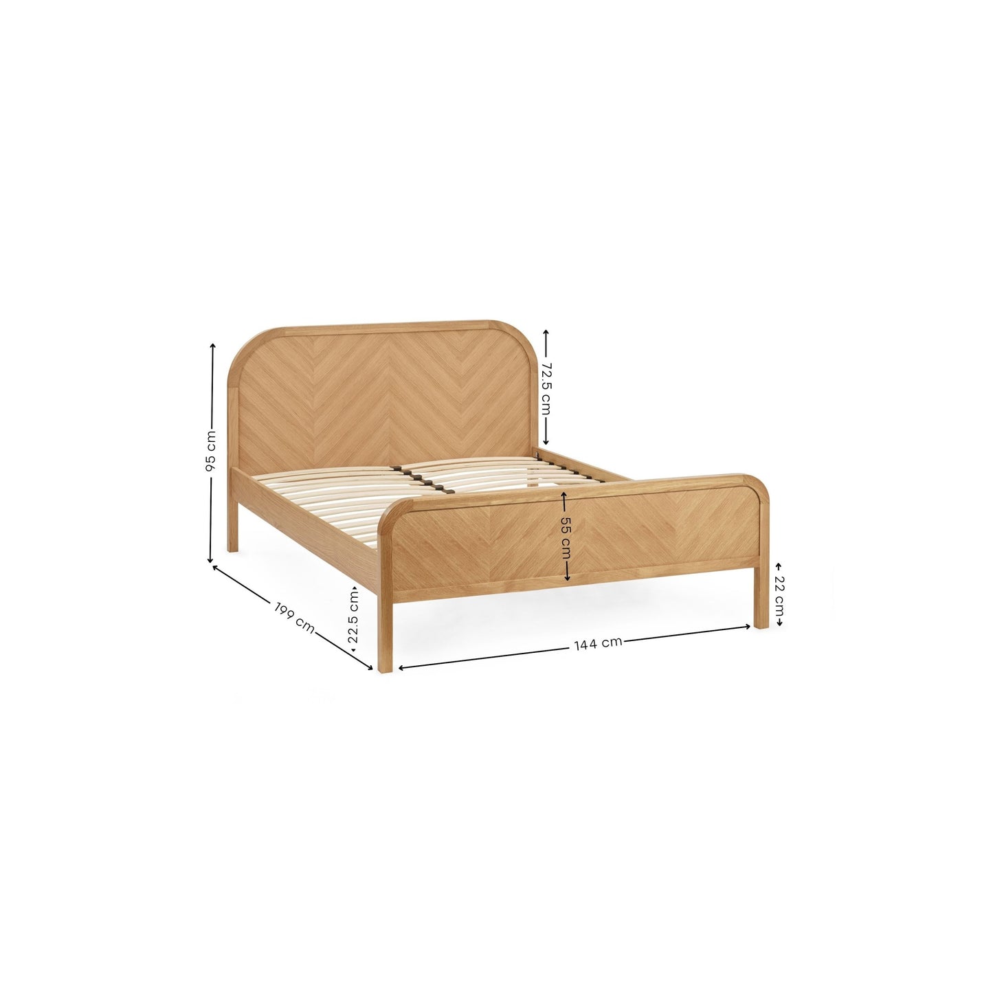 Julian Bowen Milo Chevron Bed-Better Bed Company