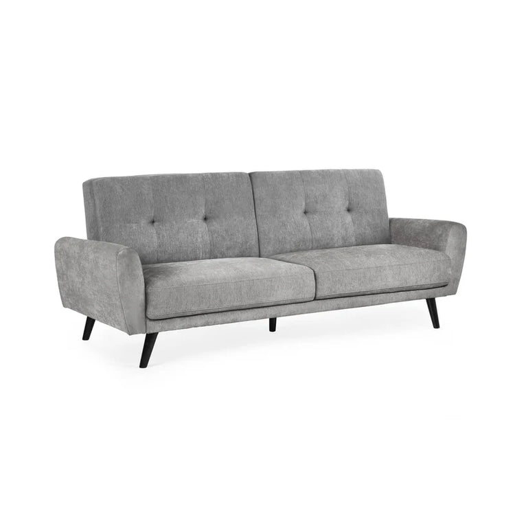 Julian Bowen Monza Sofabed Dove Grey From Side Front-Better Bed Company