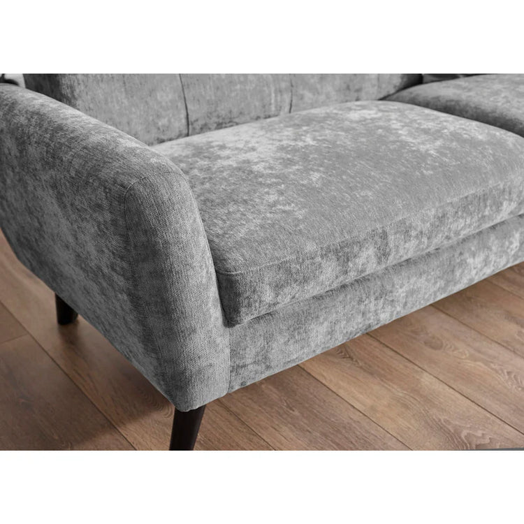 Julian Bowen Monza Sofabed Dove Grey Close Up-Better Bed Company