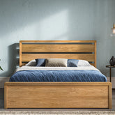 Nottinghamshire Solid Oak Ottoman Bed-Better Bed Company
