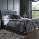 Flintshire Furniture Montana Velvet Bed Frame-Better Bed Company