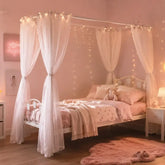 Wholesale Beds Lyndsey 4 Poster Metal Bed frame-Better Bed Company