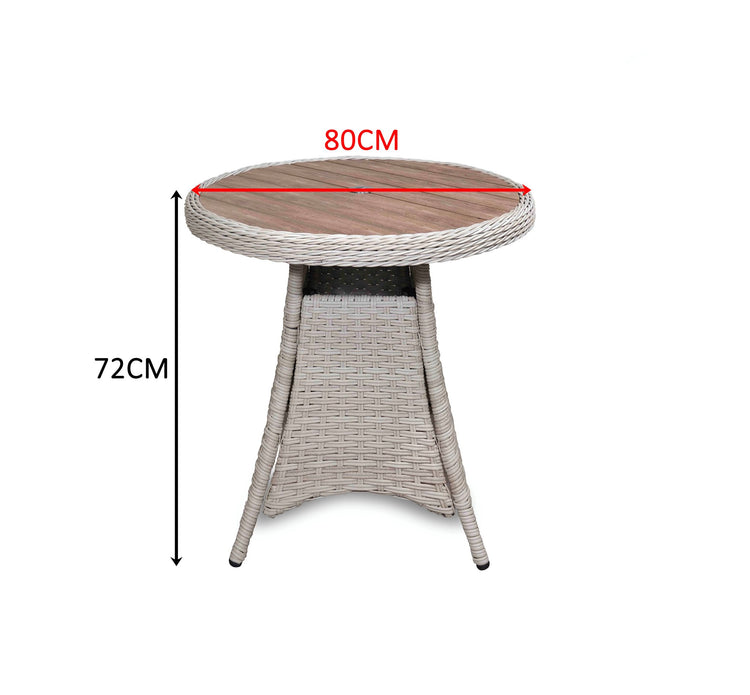 Signature Weave Northwood Bistro Table Dimensions-Better Bed Company