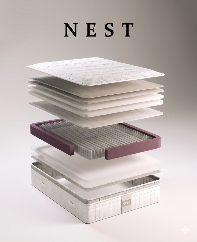 Shakespeare Beds Nest Mattress Inside Details-Better Bed Company