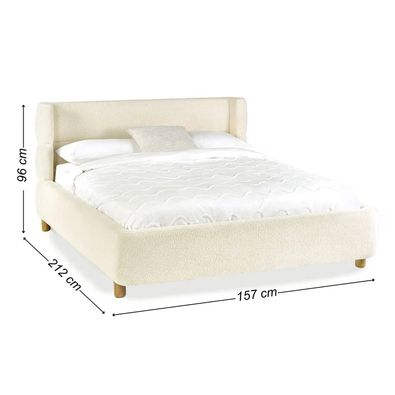 Julian Bowen Obreon Bouclé Bed-Better Bed Company