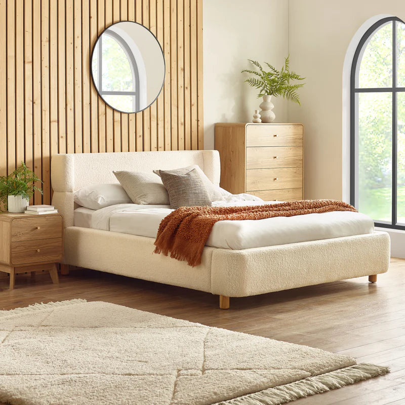 Julian Bowen Obreon Bouclé Bed-Better Bed Company