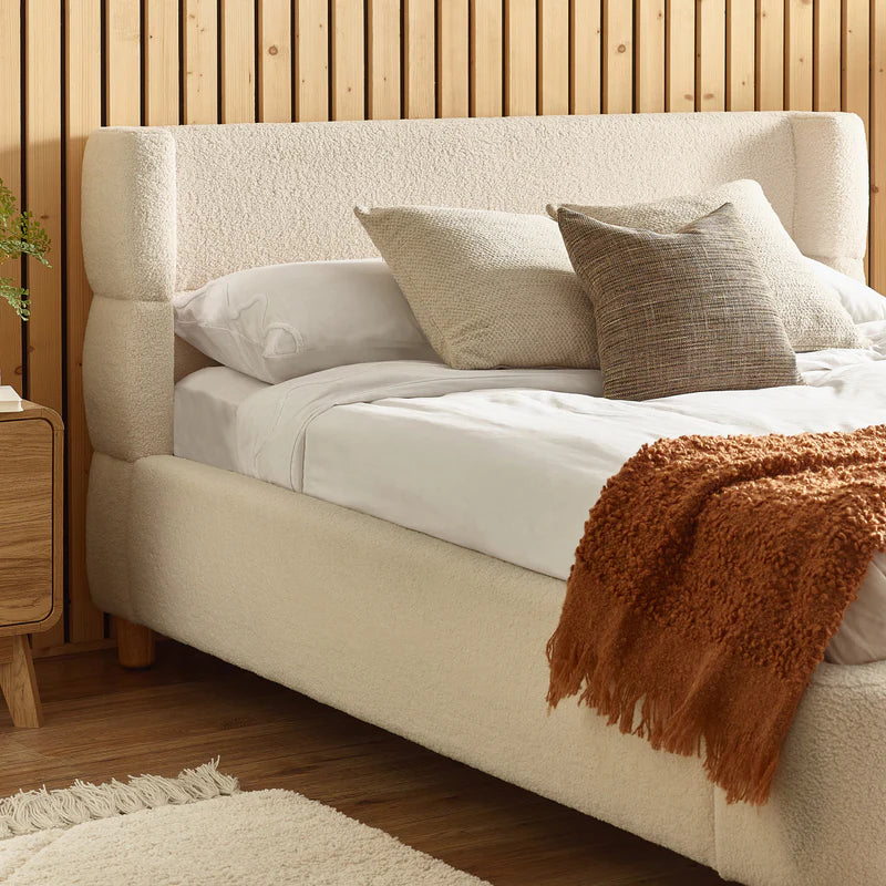 Julian Bowen Obreon Bouclé Bed-Better Bed Company