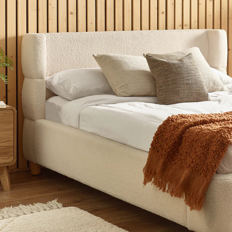 Julian Bowen Obreon Bouclé Bed-Better Bed Company