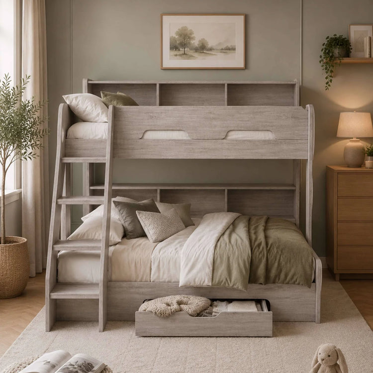 Julian Bowen Orion Triple Bunk Grey Oak-Better Bed Company