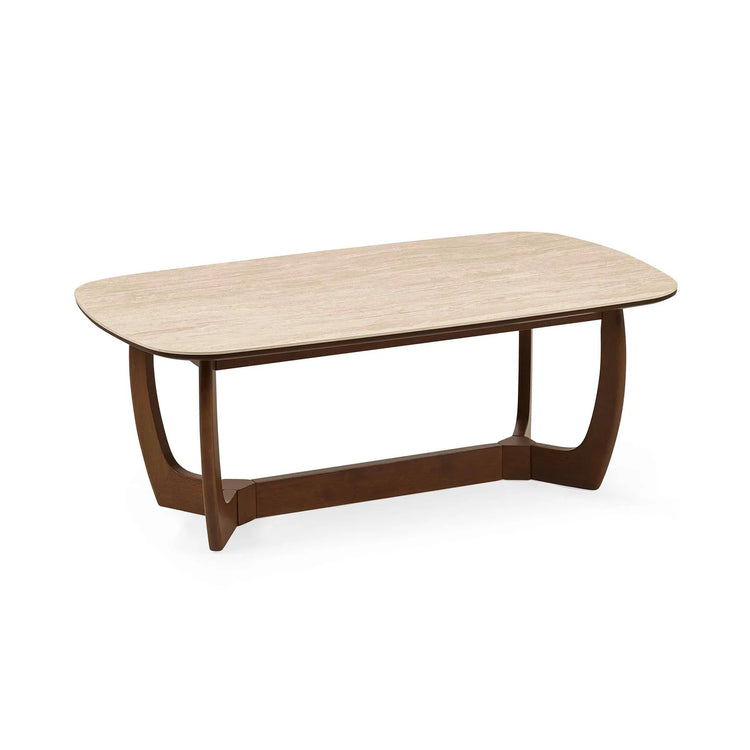 Julian Bowen Portland Rectangular Coffee Table From Side Front-Better Bed Company
