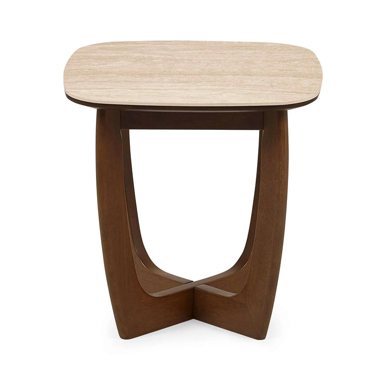 Julian Bowen Portland Square Lamp Table From Side-Better Bed Company