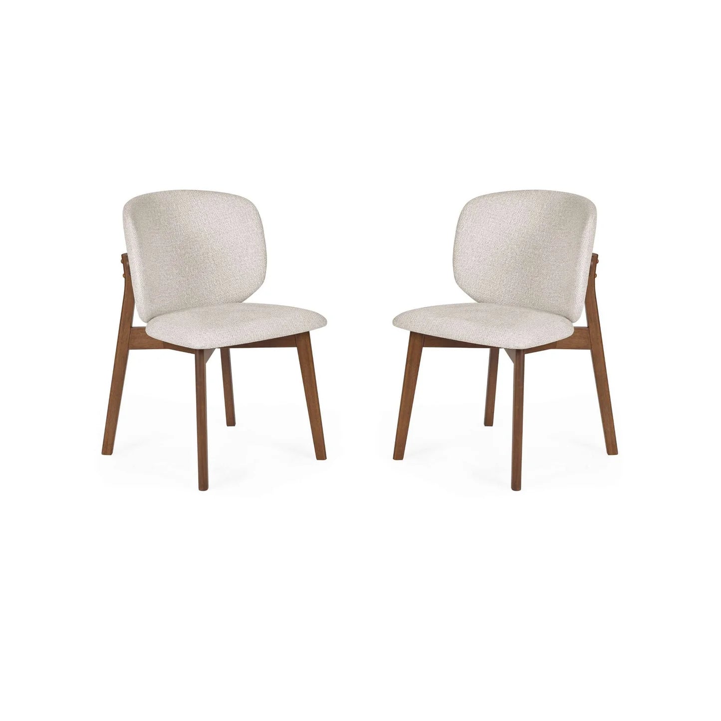 Julian Bowen Portland Upholstered Dining Chair Pair From Front-Better Bed Company