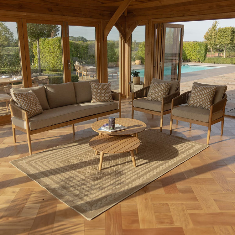 Maze Porto 3 Seat Lounge Set High Inside House-Better Bed Company