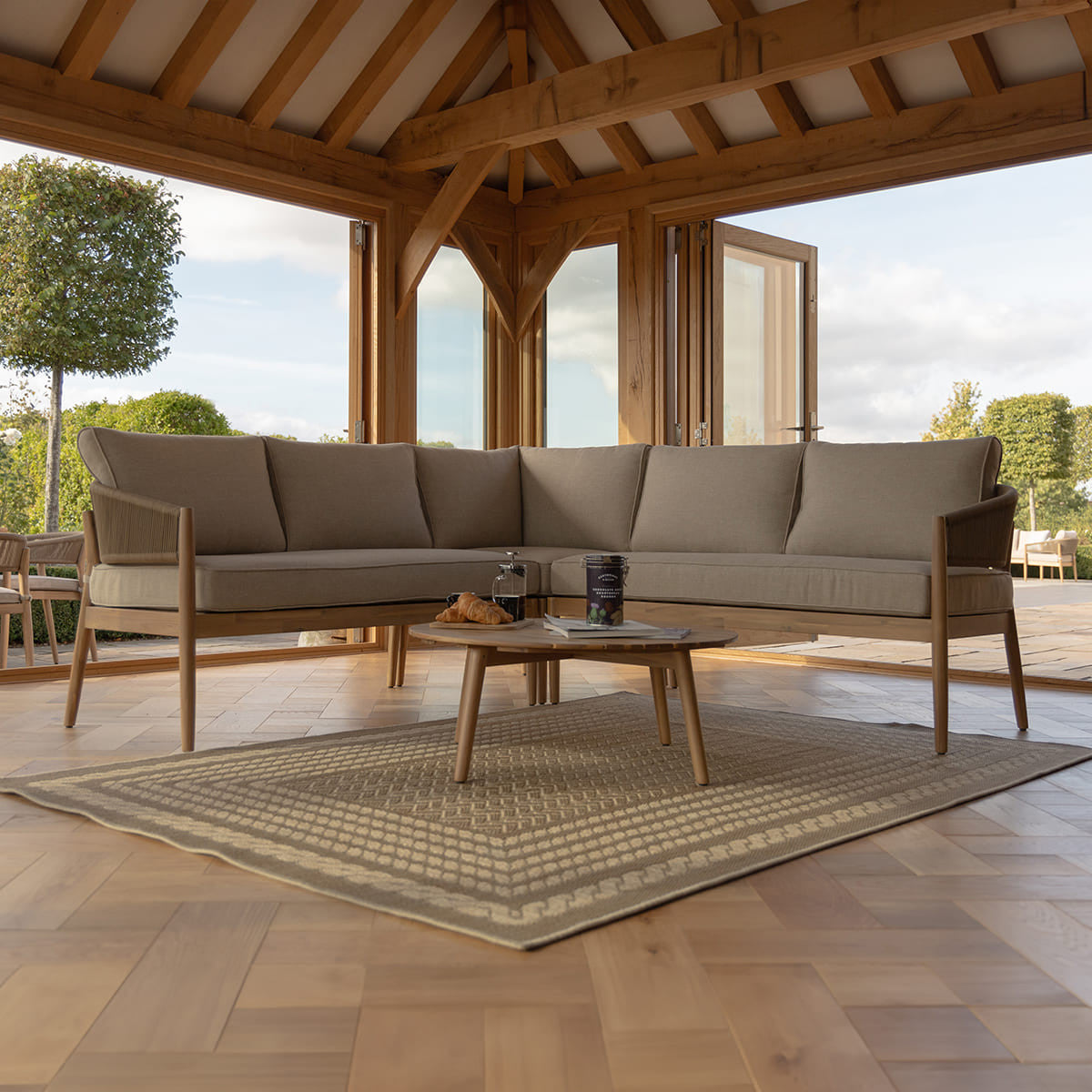 Maze Porto Corner Sofa Set Inside Home-Better Bed Company