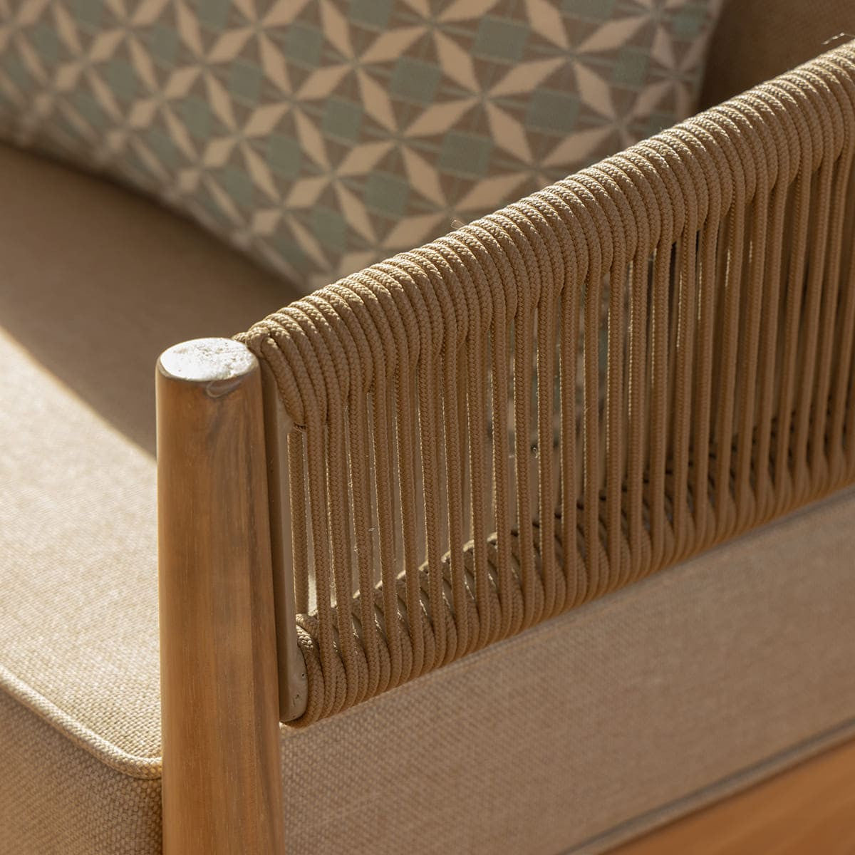 Maze Porto Lounge Set Arm Close Up-Better Bed Company