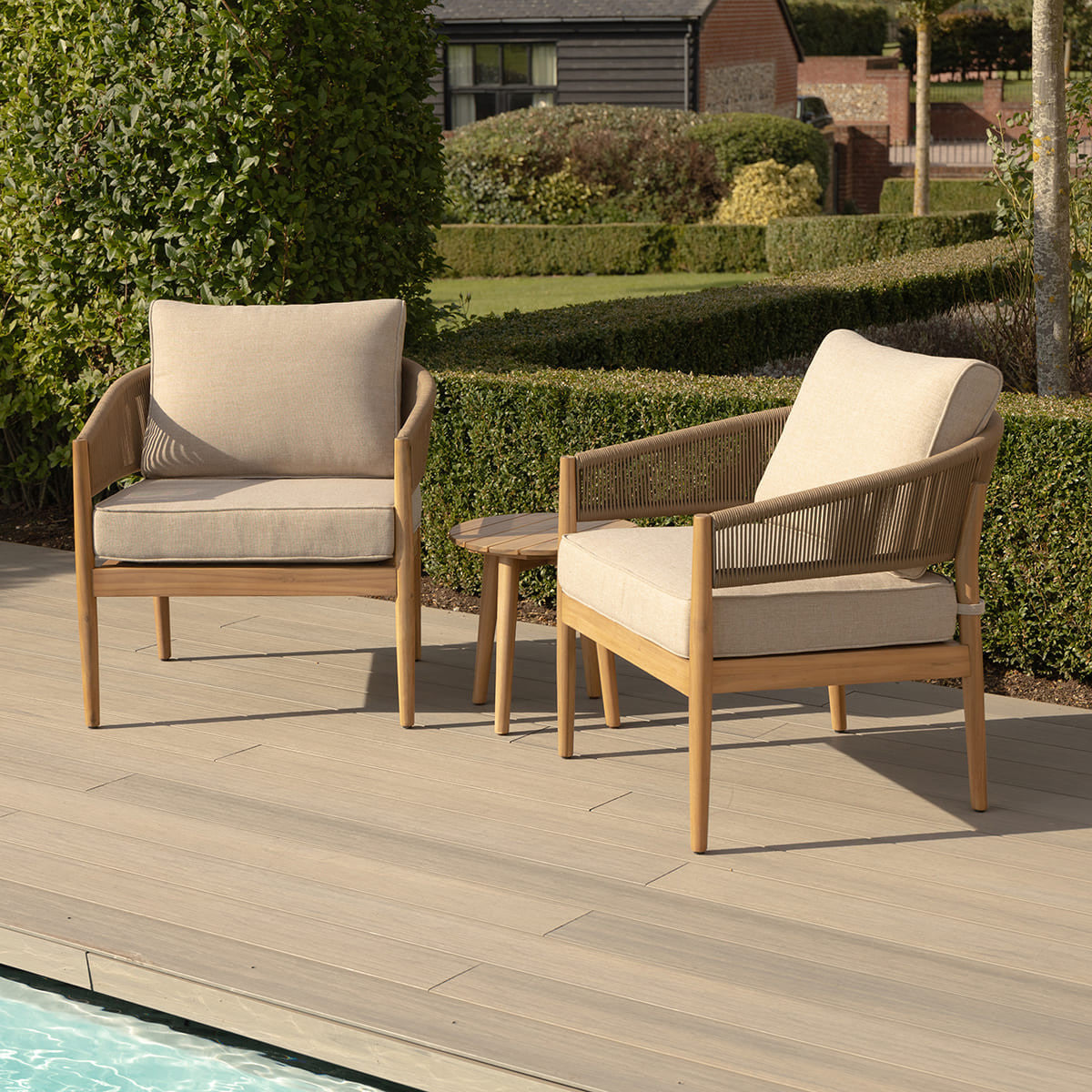 Maze Porto Lounge Set From Side View-Better Bed Company