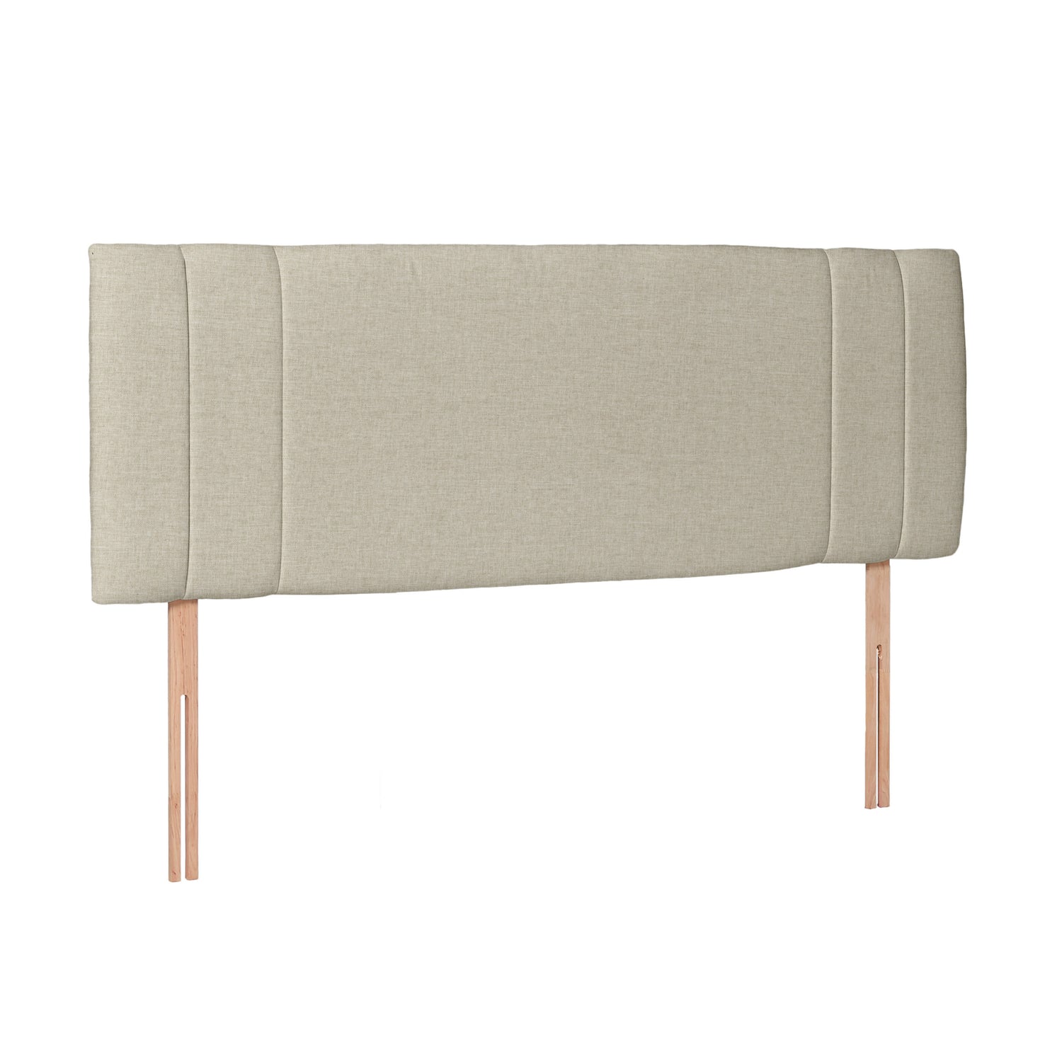 Airsprung Beds Blyth Panelled Headboard-Silk-Better Bed Comapny